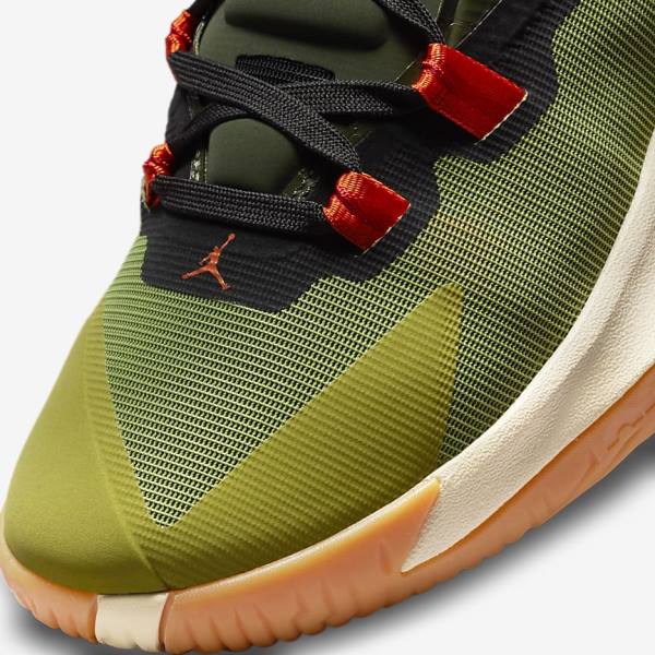 Nike Zion 1 Jordan Schoenen Heren Donkergrijs Groen Zwart | NK314HLN