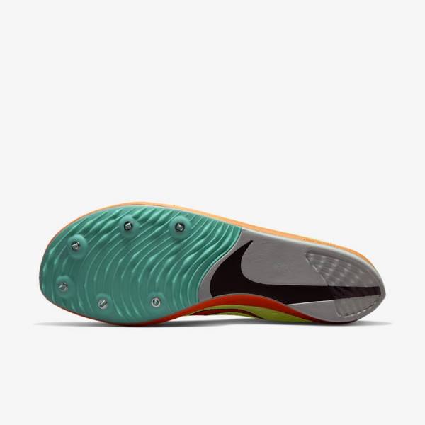 Nike ZoomX Dragonfly Athletics Distance Spikes Hardloopschoenen Heren Turquoise Zwart Oranje | NK074XLT