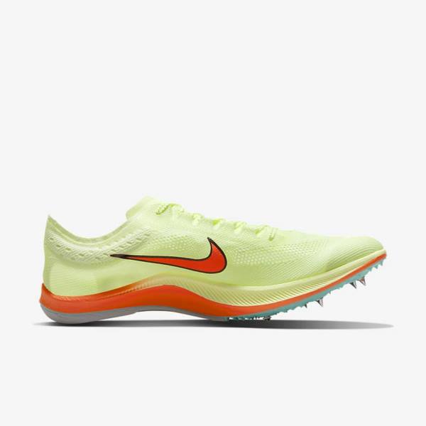 Nike ZoomX Dragonfly Athletics Distance Spikes Hardloopschoenen Heren Turquoise Zwart Oranje | NK074XLT