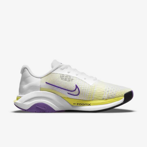 Nike ZoomX SuperRep Surge Endurance Class Fitness Schoenen Dames Wit Zwart Lichtcitroen | NK872QJM