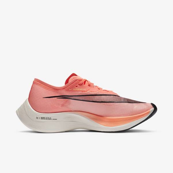 Nike ZoomX Vaporfly NEXT% Weg Race Hardloopschoenen Heren Lichtmango Zwart Blauw | NK539CYH