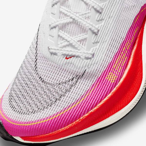 Nike ZoomX Vaporfly Next% 2 Weg Race Hardloopschoenen Dames Wit Zwart Zwart | NK052AVD