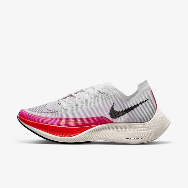 Nike ZoomX Vaporfly Next% 2 Weg Race Hardloopschoenen Dames Wit Zwart Zwart | NK052AVD