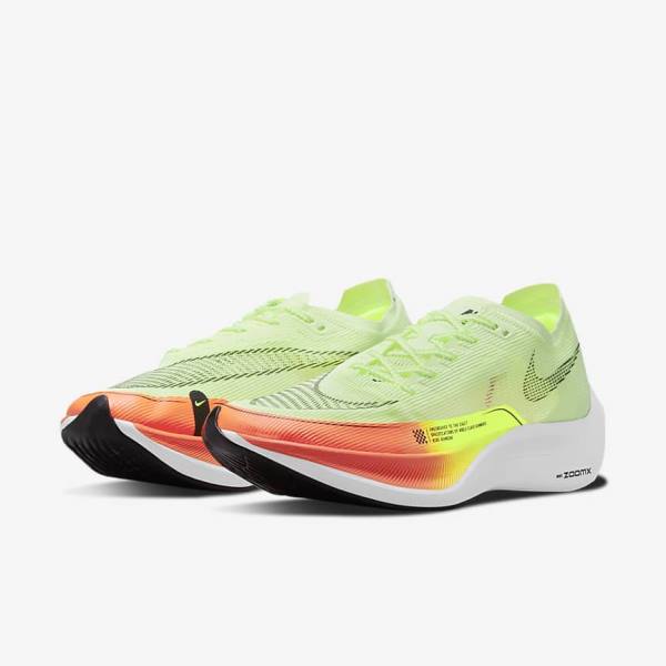 Nike ZoomX Vaporfly Next% 2 Weg Race Hardloopschoenen Heren Oranje Zwart | NK247VZQ