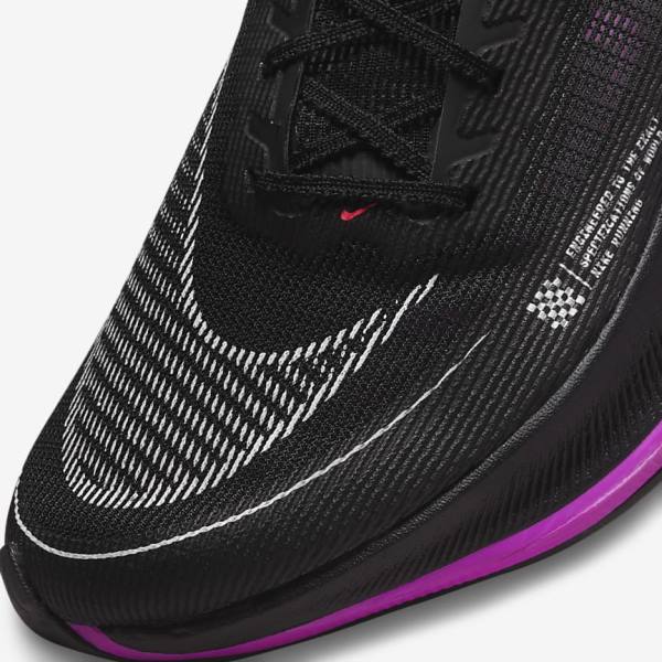 Nike ZoomX Vaporfly Next% 2 Weg Race Hardloopschoenen Heren Zwart Paars Grijs Rood | NK297IRY