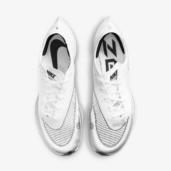 Nike ZoomX Vaporfly Next% 2 Weg Race Hardloopschoenen Heren Zwart Metal Goud Wit | NK324JNX