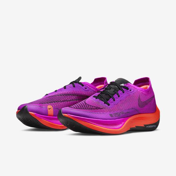 Nike ZoomX Vaporfly Next% 2 Weg Race Hardloopschoenen Dames Groen Blauw Wit Zwart | NK378YUA