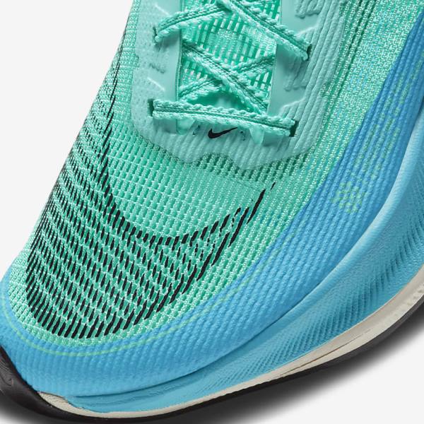 Nike ZoomX Vaporfly Next% 2 Weg Race Hardloopschoenen Dames Wit Metal Zilver Zwart | NK437JQV