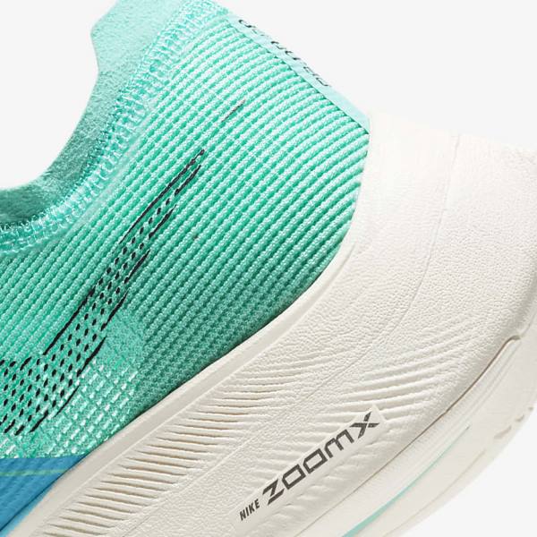 Nike ZoomX Vaporfly Next% 2 Weg Race Hardloopschoenen Dames Wit Metal Zilver Zwart | NK437JQV