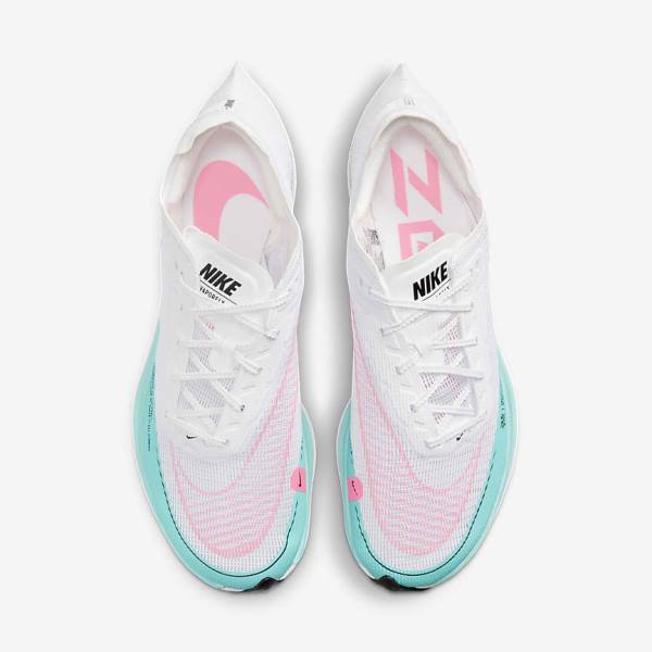 Nike ZoomX Vaporfly Next% 2 Weg Race Hardloopschoenen Heren Groen Blauw Wit Zwart | NK647JRK