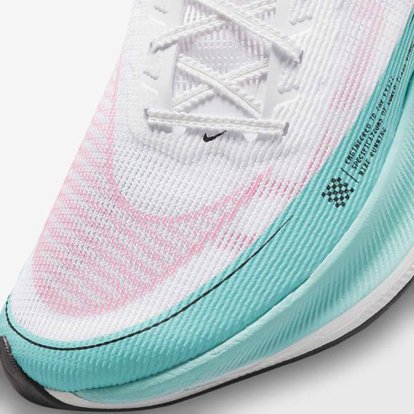 Nike ZoomX Vaporfly Next% 2 Weg Race Hardloopschoenen Heren Groen Blauw Wit Zwart | NK647JRK