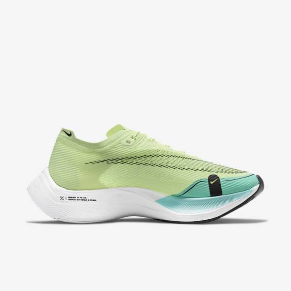 Nike ZoomX Vaporfly Next% 2 Weg Race Hardloopschoenen Dames Zwart Metal Goud Wit | NK714OTZ