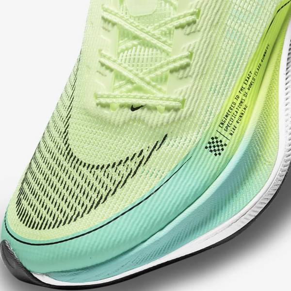 Nike ZoomX Vaporfly Next% 2 Weg Race Hardloopschoenen Dames Zwart Metal Goud Wit | NK714OTZ