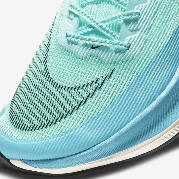 Nike ZoomX Vaporfly Next% 2 Weg Race Hardloopschoenen Heren Wit Metal Zilver Zwart | NK743TQN