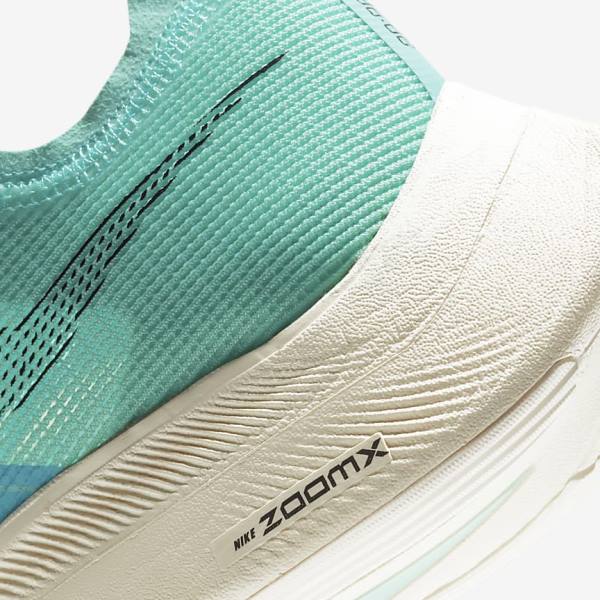 Nike ZoomX Vaporfly Next% 2 Weg Race Hardloopschoenen Heren Wit Metal Zilver Zwart | NK743TQN