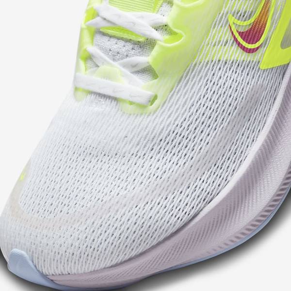 Nike Zoom Fly 4 Premium Weg Hardloopschoenen Dames Zwart Donkergrijs Wit | NK429DMX