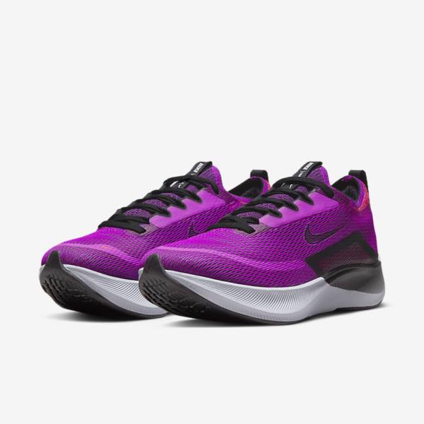 Nike Zoom Fly 4 Weg Hardloopschoenen Dames Wit Groen Platina | NK853UVL