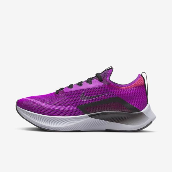 Nike Zoom Fly 4 Weg Hardloopschoenen Dames Wit Groen Platina | NK853UVL