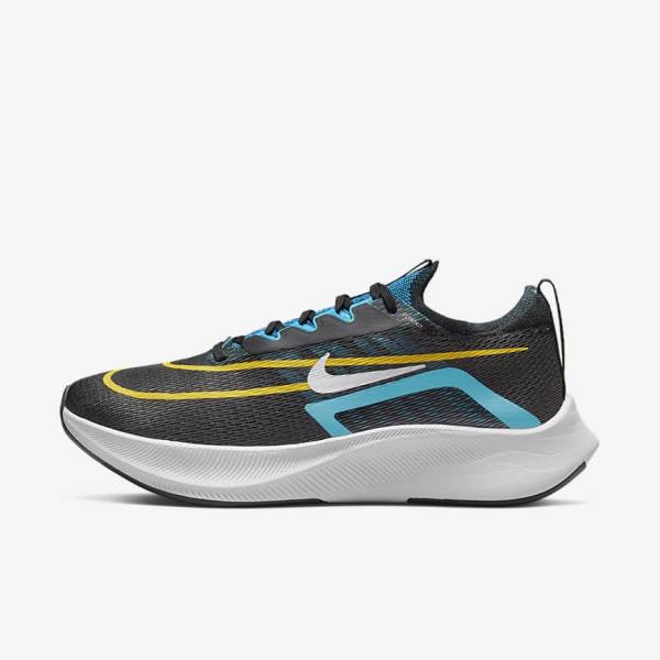 Nike Zoom Fly 4 Weg Hardloopschoenen Heren Zwart Groen Oranje | NK647PLA