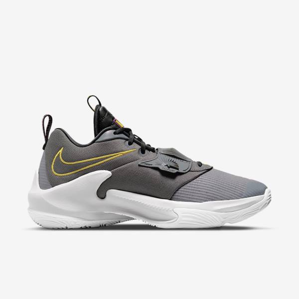 Nike Zoom Freak 3 Basketbalschoenen Heren Grijs Zwart | NK043FNK