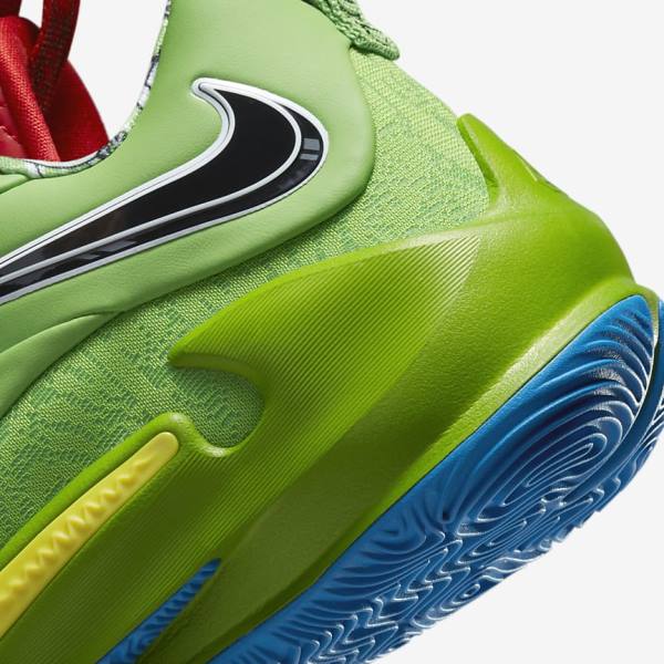 Nike Zoom Freak 3 Basketbalschoenen Heren Groen Wit Rood Zwart | NK231XWA