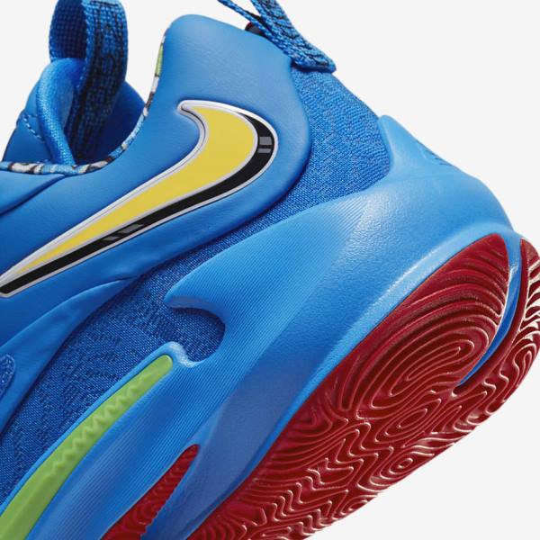 Nike Zoom Freak 3 Basketbalschoenen Heren Blauw Wit Rood Zwart | NK470ZSH