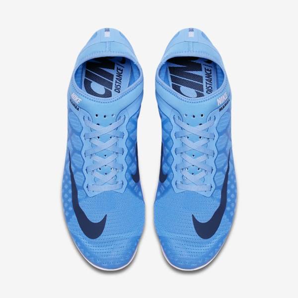 Nike Zoom Mamba 3 Unisex Distance Spike Hardloopschoenen Dames Blauw Lichtrood Blauw | NK398WKE