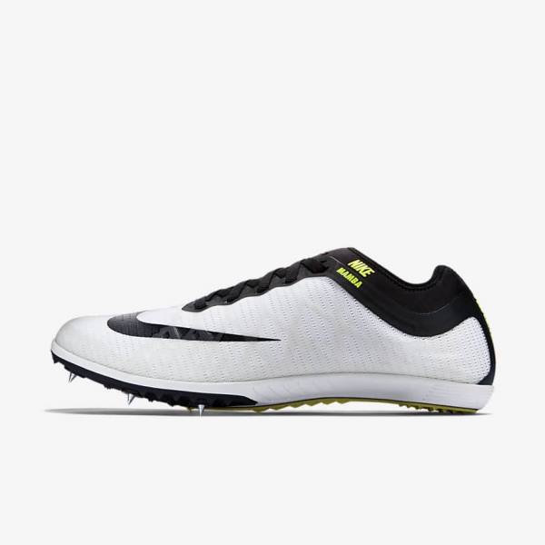 Nike Zoom Mamba 3 Unisex Distance Spike Hardloopschoenen Heren Wit Zwart | NK410JUQ