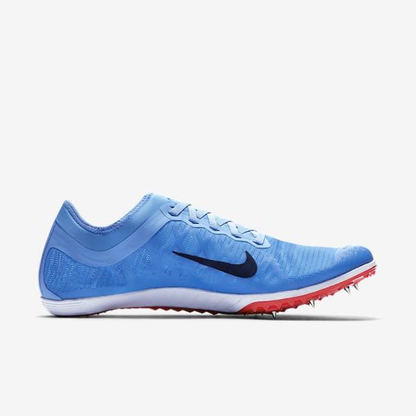 Nike Zoom Mamba 3 Unisex Distance Spike Hardloopschoenen Heren Blauw Lichtrood Blauw | NK419GBU