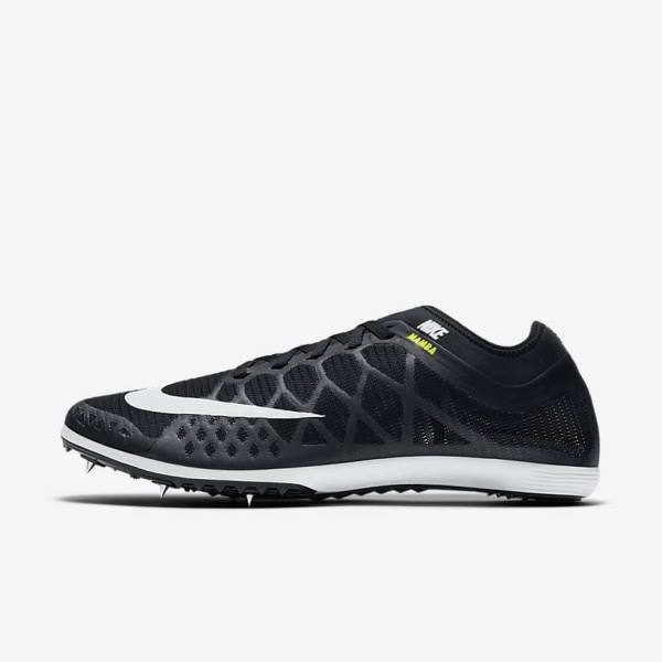 Nike Zoom Mamba 3 Unisex Distance Spike Hardloopschoenen Heren Zwart Wit | NK763RFP