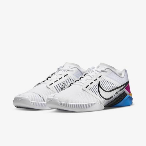 Nike Zoom Metcon Turbo 2 Fitness Schoenen Heren Wit Blauw Roze Zwart | NK081RXM