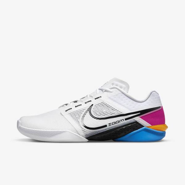 Nike Zoom Metcon Turbo 2 Fitness Schoenen Heren Wit Blauw Roze Zwart | NK081RXM