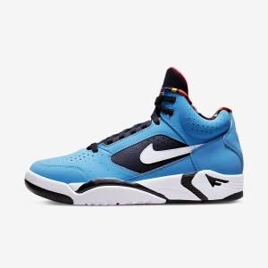 Nike Air Flight Lite Mid Sneakers Heren Blauw Rood Groen Wit | NK392STC