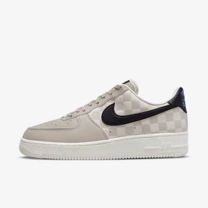 Nike Air Force 1 07 QS Sneakers Heren Room Zwart Zwart | NK368ZYH