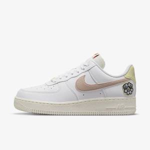 Nike Air Force 1 07 SE Sneakers Dames Wit Blauw Roze | NK841ZRT