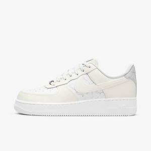 Nike Air Force 1 07 Sneakers Dames Wit Platina | NK634ANU