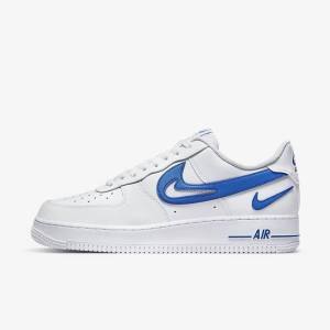 Nike Air Force 1 07 Sneakers Heren Wit Koningsblauw | NK317DQP