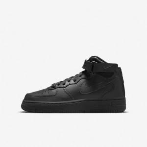 Nike Air Force 1 Mid LE Older Sneakers Kinderen Zwart | NK267FYD