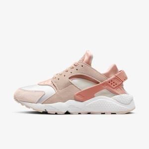 Nike Air Huarache Sneakers Dames Wit Khaki Grijs Licht | NK145XPJ