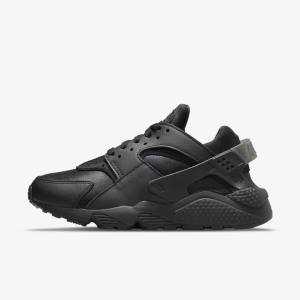 Nike Air Huarache Sneakers Dames Zwart Donkergrijs | NK953IWH