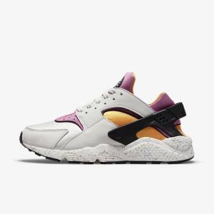 Nike Air Huarache Sneakers Heren Lichtbeige Goud Zwart Roze | NK870HVB