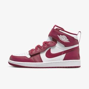 Nike Air Jordan 1 Hi FlyEase Sneakers Heren Rood Wit | NK683HTO