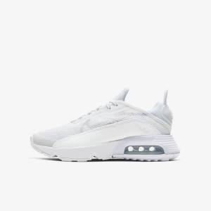 Nike Air Max 2090 Older Sneakers Kinderen Wit Grijs Wit | NK089UXE