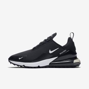 Nike Air Max 270 G Golfschoenen Dames Zwart Wit | NK684ZLM