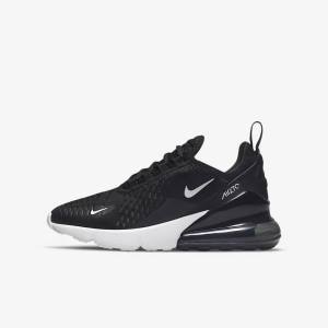 Nike Air Max 270 Older Sneakers Kinderen Zwart Donkergrijs Wit | NK756ZBC