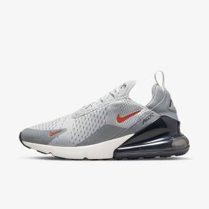 Nike Air Max 270 Sneakers Heren Grijs Oranje | NK139HKR