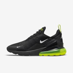 Nike Air Max 270 Sneakers Heren Zwart Zilver Wit | NK698CMK