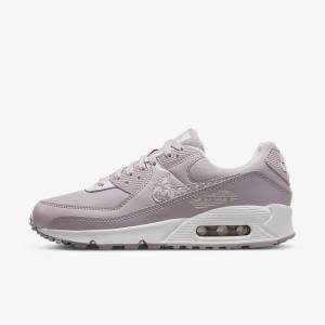 Nike Air Max 90 Sneakers Dames Paars Wit | NK204KGN