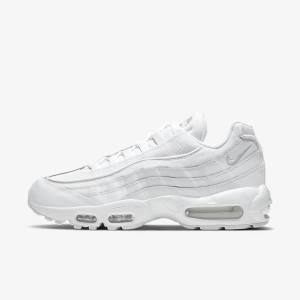 Nike Air Max 95 Essential Sneakers Heren Wit Grijs Wit | NK420LXE