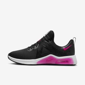 Nike Air Max Bella TR 5 Fitness Schoenen Dames Zwart Wit Roze | NK834DVU